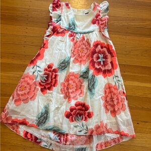 Tea Collection Floral Ruffle Sleeve Dress - SIze 6